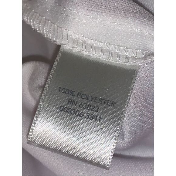 Vintage Pink Floral Chiffon Double Layered Full Skirt Large - Picture 10 of 10